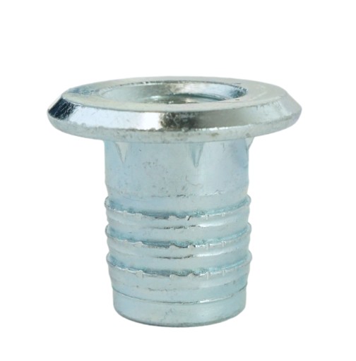 Zásuvka 10x M10 x 17 mm, hnaná nábytková vložka na drevo, nábytkové nožičky