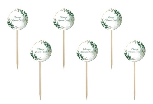 Pikers Communion tort toppers Prvé sväté prijímanie 6 kusov TK-016