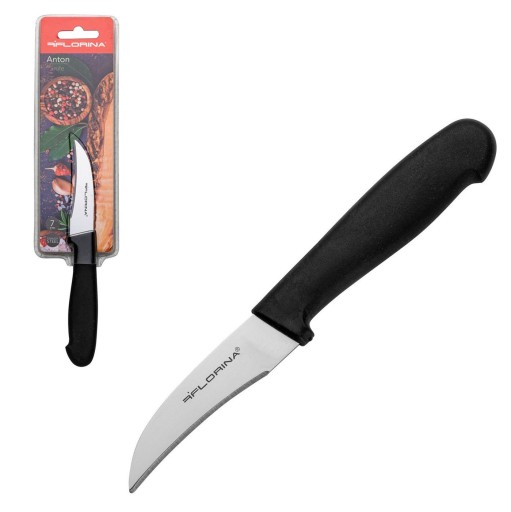 ANTON NÔZ NA ZELENINU 7CM ZAKRNUTÝ NEREZ