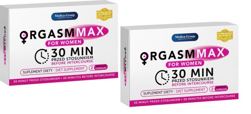 OrgasmMax pre ženy - 2 kapsuly