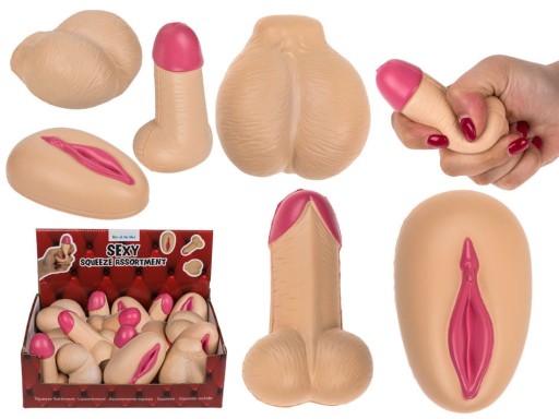Hračka - Sexy na stláčanie semenníkov