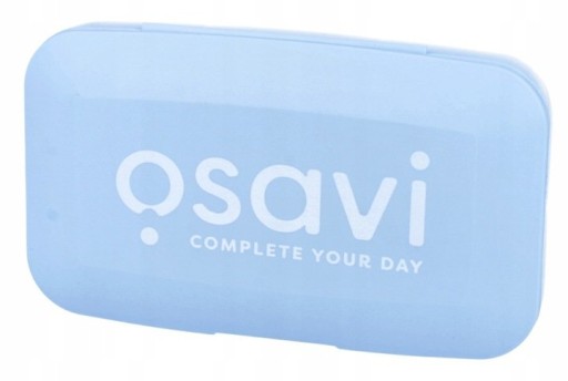 OSAVI Pill Box Box na kapsuly, tablety, 5 priehradiek