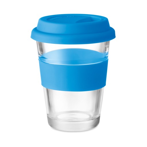 350 ml sklenený hrnček so silikónovým vrchnákom!!