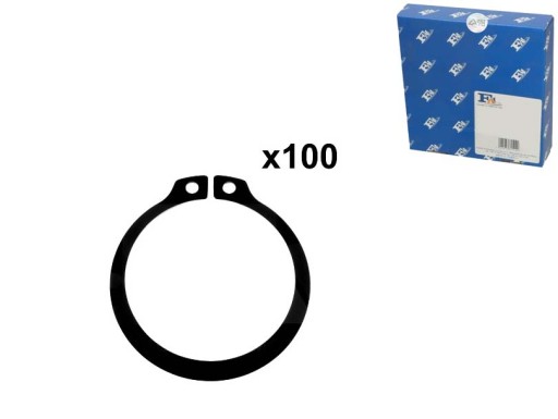Prsteň vonkajší FISCHER DIN 471 40 MM BAL.-100 KS 743.520 FA1