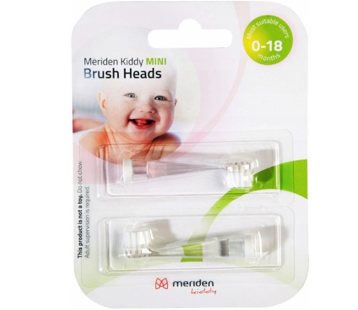 Meriden Kiddy hlavice zubnej kefky 0-18M 2 ks