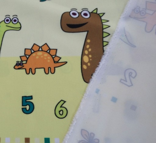 MG záves LÁTKA DINOSAUR ŽLTÁ M03/03 Lešt
