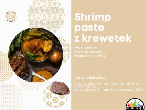 Pasta na krevety Pasta na ryby na krevety bez konzervantov, farbív, 100g
