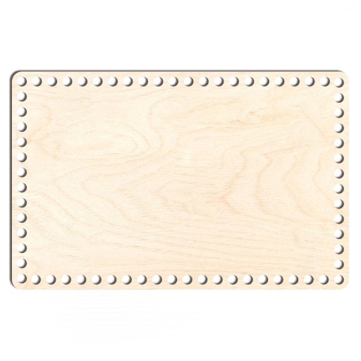 drevený základný košík dno 22x34cm obdĺžniková preglejka