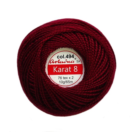 Cordonek Karat 8 bordový 0494 ARIADNA 10g 65m