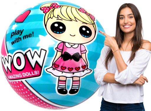 PINK Nafukovacia plážová lopta do bazéna a na pláž