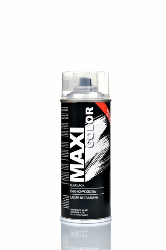 MAXI COLOR bezfarebný lak lesk v spreji 400ml