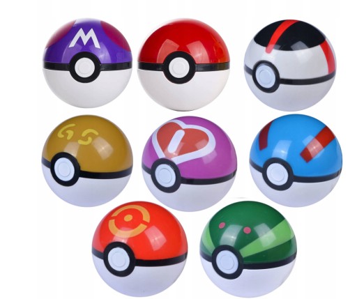 POKBALL + GUĽA PREKVAPENIA RÔZNE TYPY SÚPRAV ZBIERKY POKEMONOV
