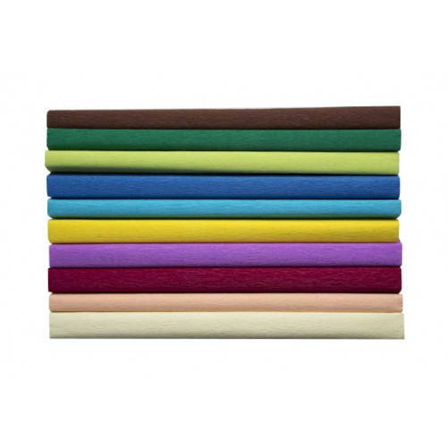 CROPLED Tissue paper mix C 25x200cm 10 farieb
