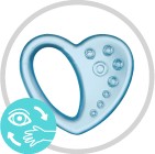 Vodné hryzátko Canpol Baby HEART pre bábätká