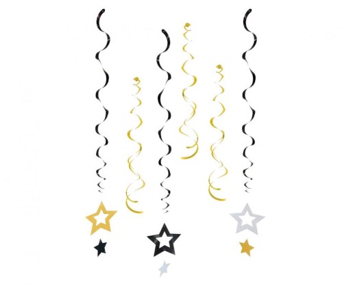 Jednorazové papierové taniere GOLDEN DOTS bodky NARODENINOVÁ PÁRTY 6 ks