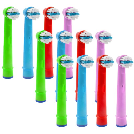 12x HLAVY ELEKTRICKEJ ZUBNEJ KEFKY ORAL-B DETSKÉ POVINKY DETSKÉ DOPLNKY