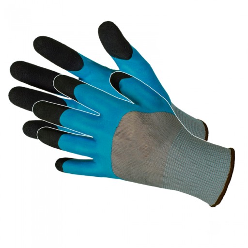 Pracovné rukavice STRONG LATEX FOAM rukavice, potiahnuté, BHP r10, 6 párov