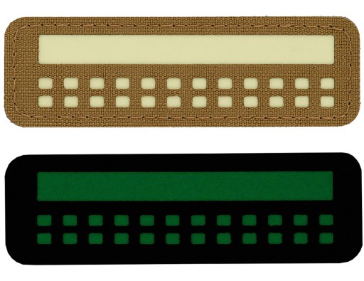 VELCRO ZÁPLATA POLISH FLAG LASER REZANÁ 25x80 M-TAC COYOTE/FLUORESCENCE