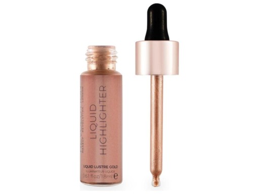 Makeup Revolution Liquid Highlighter Luster Gold tekutý rozjasňovač