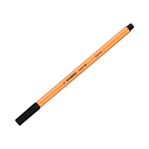 Čierne kresliace pero Stabilo 0,4 mm