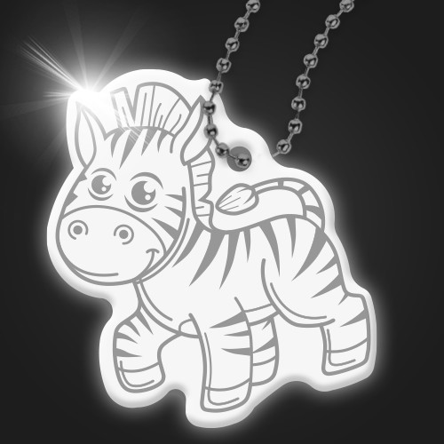 PRÍvesok na kľúče REFLEXNÝ GADGET ZEBRA PRÍvesok