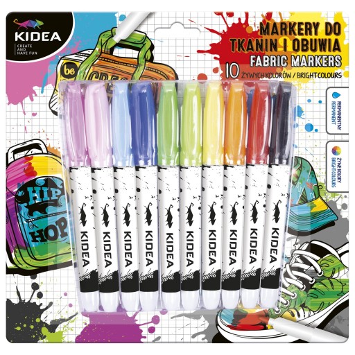 Kidea fixky na obuv a látky, 10 farieb