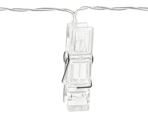 LED SVIEČKOVÉ LAMPY, ČIRÁ, 1,4M, 0,02W