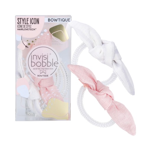 Gumičky do vlasov Invisibobble Bowtique Nordic Breeze Lemming Go 2ks.