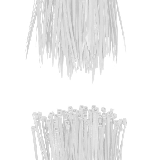 100x sťahovacie pásky Káblové pásky Zipsy 3,6 x 300 mm Silné UV sťahovacie pásky