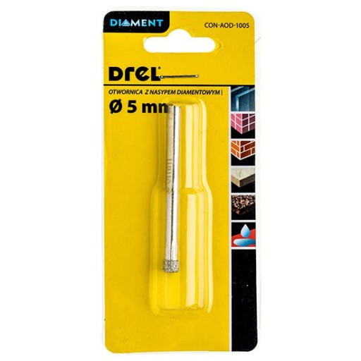DIAMANTOVÁ VŔTAČKA 5 mm DIEROVÁ PÍLA NA KERAMICKÝ KAMEŇ