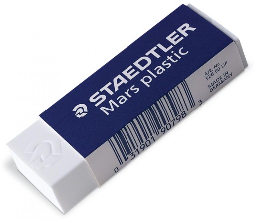 Staedtler guma na kreslenie 65x23x13mm biela