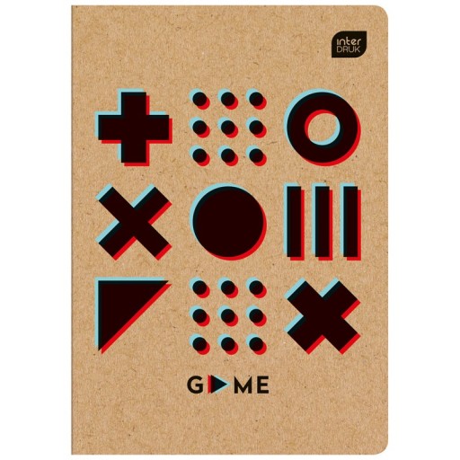A5 ZÁPISNÍK 60 LINEKOVANÝCH STRÁN KRAFT ECO RETRO MIX