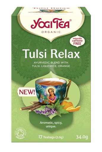 YOGI TEA TULSI RELAX 17x2,0 Bazalka svätá