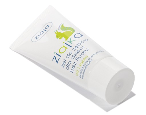 ZIAJA ZIAJKA ZUBNÝ GÉL PRE DETI FLUOR BEZPLATNÝ 50ml