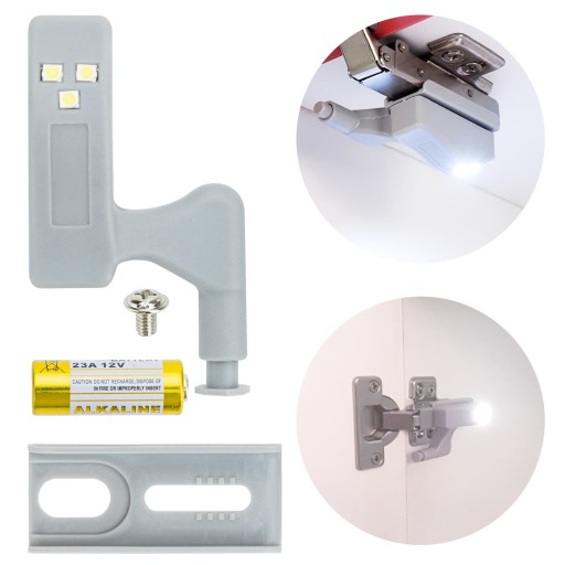 Výklopná šatníková lampa, svetelné osvetlenie