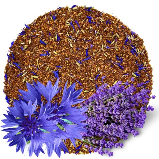 ROOIBOS LEVANDUĽOVÝ čaj 100g levanduľová nevädza upokojujúca aromatická