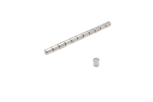 Neodymový magnet valcový MW 4x5 mm N38 10 ks.