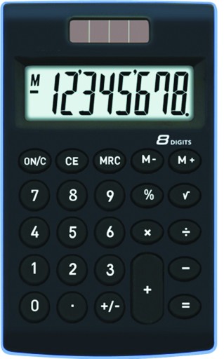 TOOR TR-252 KALKULAČKA ŠKOLSKEJ KANCELÁRIE, ČIERNA