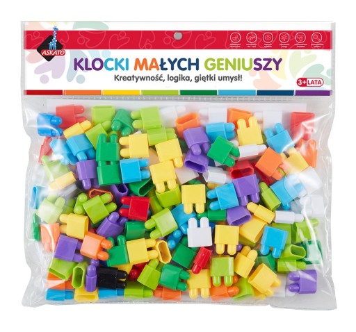 Kocky malých géniov Kocky 160 prvkov 3+