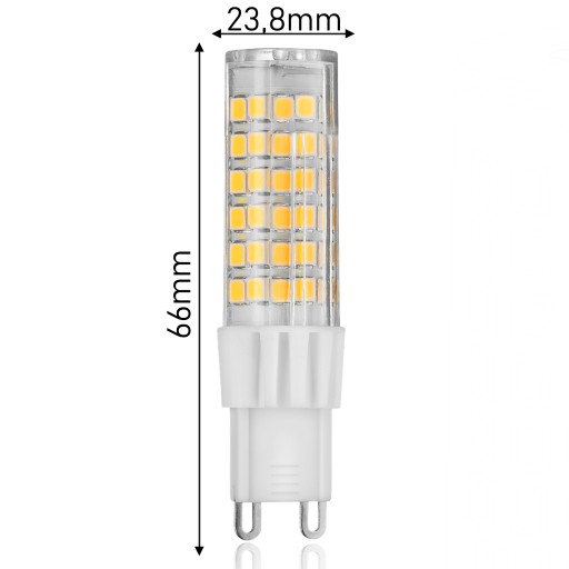 G9 LED žiarovka 12W = 95W SMD teplá neutrálna studená Premium LEDLUX nebliká