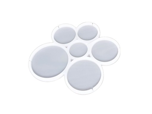 Okrúhla silikónová forma na izomaltové lízanky, ROUND, CIRCLE