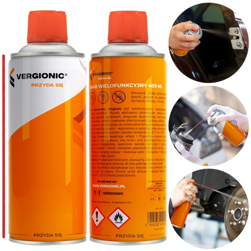MULTIFUNKČNÝ TUK 400ml UNIVERZÁLNY VERGIONICKÝ SPREJ NA ODSTRAŇOVANIE HRDZY S RUB.
