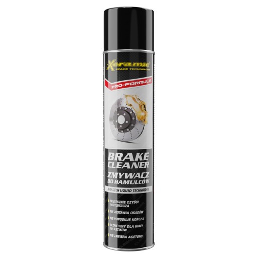 XERAMIC BRZDOVÝ ČISTIČ 600ml ČISTIČ BRZDOVÝCH KOTÚČOV