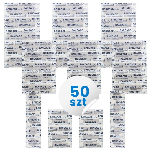 SADA UNIVERZÁLNYCH NÁŠIV Rodinné náplasti 50 kusov, MIX VEĽKOSTI