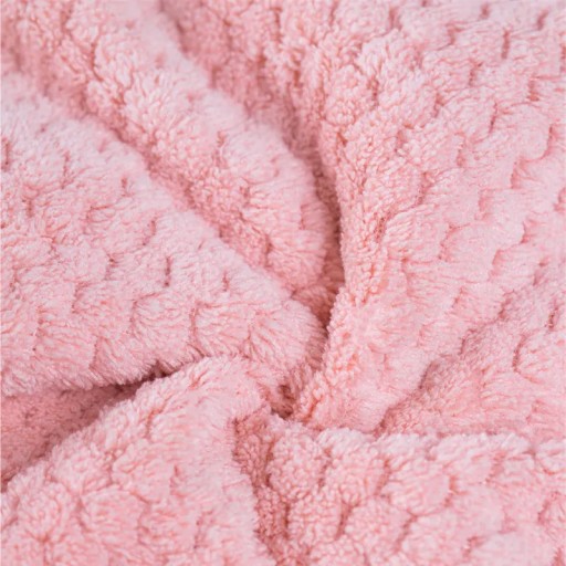 Vlasový turban, mikrovláknový uterák na sušenie, ružová SEOL Cosmetics