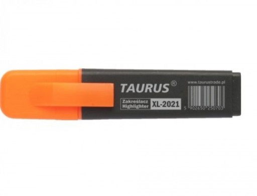Oranžový zvýrazňovač od 1 mm do 5 mm
