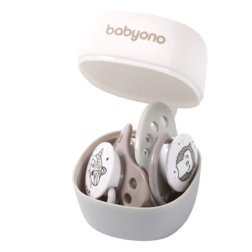 Puzdro na cumlík BABYONO NATURAL WHITE
