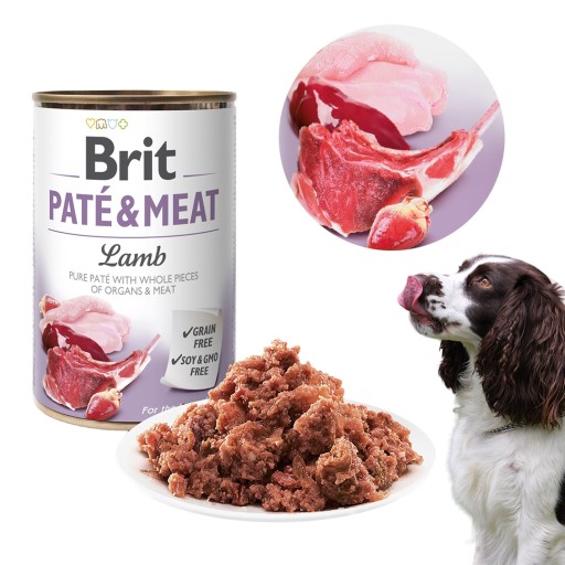 BRIT PAŠTÁTA A MÄSTO JAHNIČNÉ KRMIVO PRE PSA S JAHNIČKOU 400G
