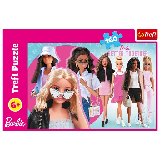 PUZZLE 160 PUZZLE BÁBIKA BÁBIKA BARBIE A JEJ SVET MATTEL 6+ NÁVOD