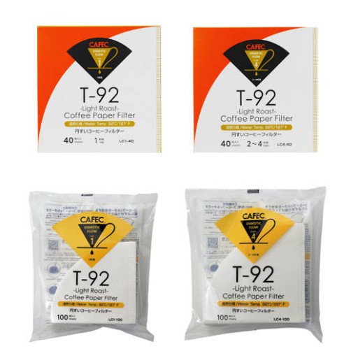 CAFEC papierový filter, biely kužeľ MEDIUM cup1 40